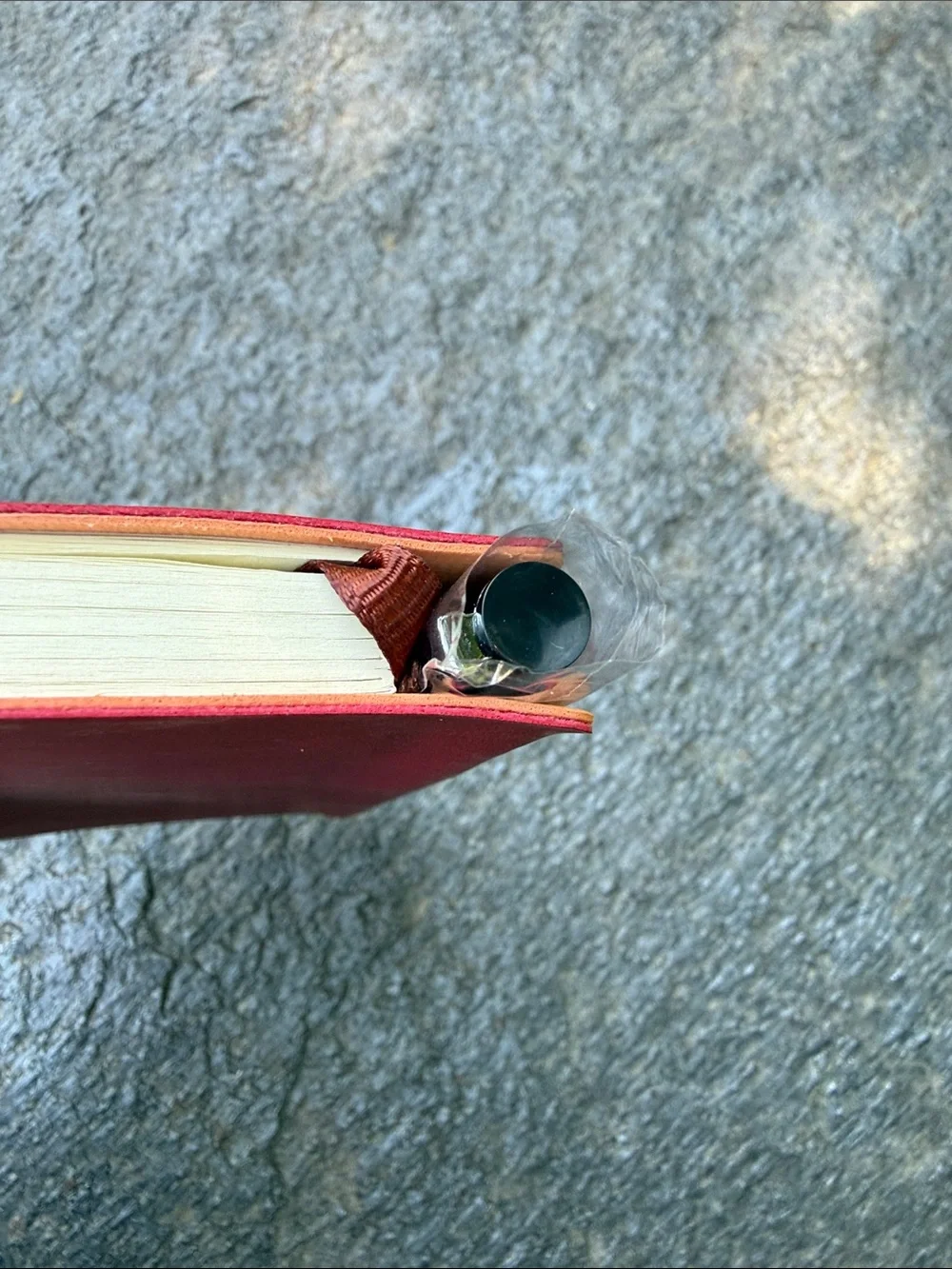 Red Inspirational Journal with Gold Foil Text
